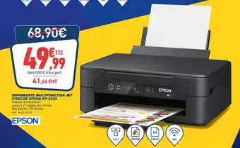 Bureau Vallée Epson imprimante multifonction jet d’encre xp-2200 offre