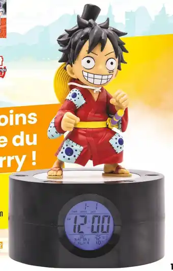 JouéClub Teknofun réveil lumineux luffy one piece offre