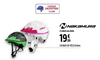 Intersport Nakamura casque de vélo enfant offre