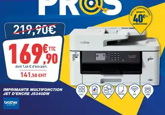 Bureau Vallée Brother imprimante multifonction jet d’encre j5340dw 4 en 1 offre