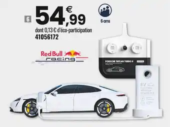 JouéClub Red bull porsche taycan turbo s rc 1/20ème offre