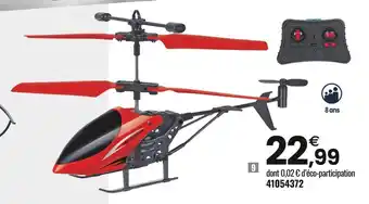 JouéClub Team city mini hélicoptère rc offre