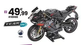 JouéClub Team city moto suzuki gsx-r1000r à construire offre