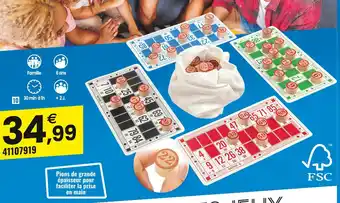 JouéClub Master senior jeu du loto offre