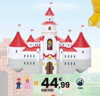 JouéClub Super mario super mario le film - playset château peach offre