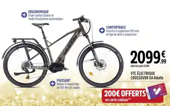 Intersport Nakamura vtc électrique crossover xa adulte offre