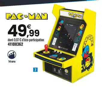JouéClub Pac-man micro player pro my arcade offre