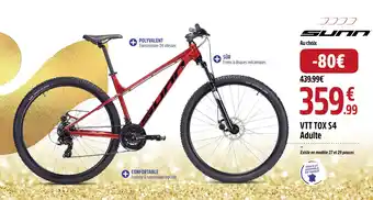Intersport Sunn vtt tox s4 adulte offre