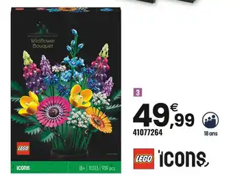 JouéClub Lego 10313 bouquet de fleurs sauvages offre