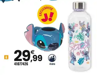 JouéClub Coffret cadeau stitch mug 3d et bouteille 850 ml offre