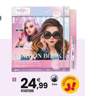 JouéClub Wow generation kit crée tes dessins de mode offre