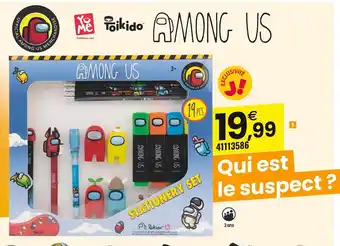 JouéClub Among us papeterie fun box offre