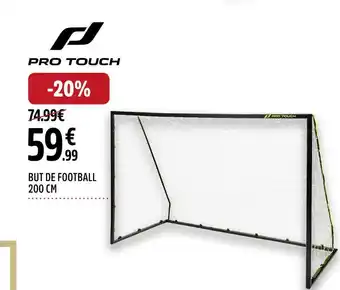 Intersport Pro touch but de football 200 cm offre