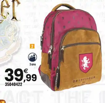 JouéClub Sac à dos gryffindor offre