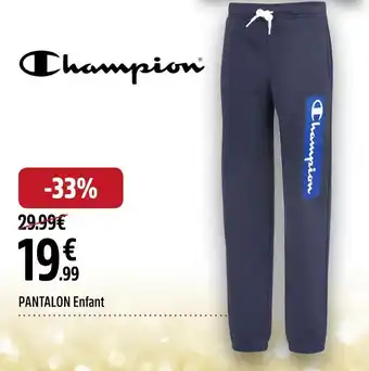 Intersport Champion pantalon enfant offre