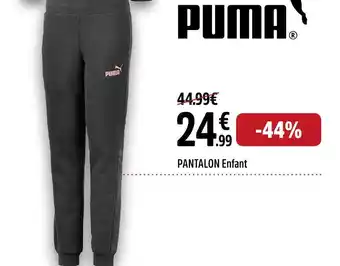 Intersport Puma pantalon enfant offre