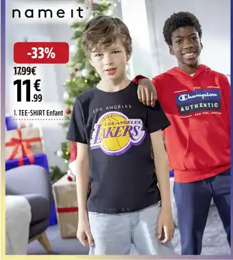 Intersport Name it tee-shirt enfant offre