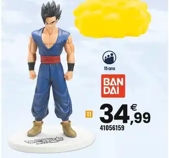 JouéClub Bandai figurine ultimate gohan - dragon ball super : super héro - dfx offre