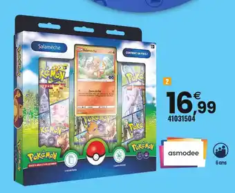 JouéClub Asmodee coffret pin’s pokémon carapuce offre
