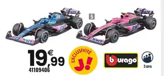 Burago pack formule 1 alpine