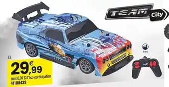 JouéClub Team city furieuse voiture rc 1/18ème offre