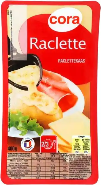 Match Raclette tranches offre