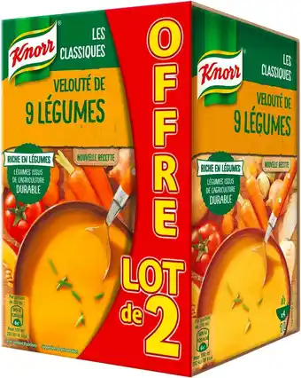 Match Soupe veloutée aux 9 légumes offre