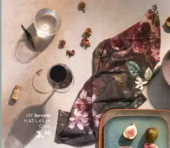 Lily Serviette Coton