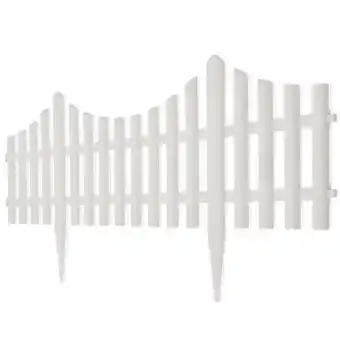 Bricorama Bordures de jardin blanc17 pièces/10 m - blanc offre