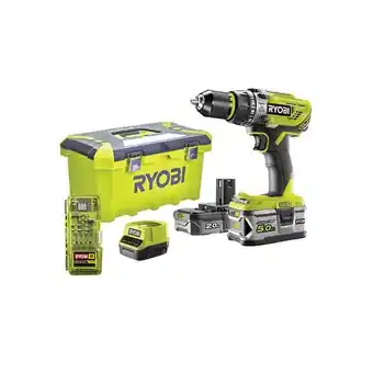 Bricorama Pack ryobi perceuse-visseuse à percussion 18v oneplus - 1 batterie lithiumplus 5.0ah - 1 batterie lithiumplus 2.0ah - chargeu offre