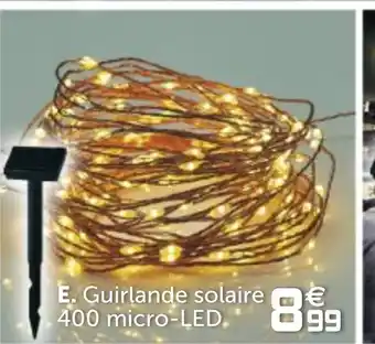 Gifi Guirlande solaire 400 micro-led offre