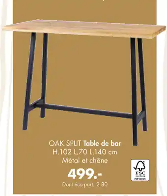 Casa Table De Bar offre