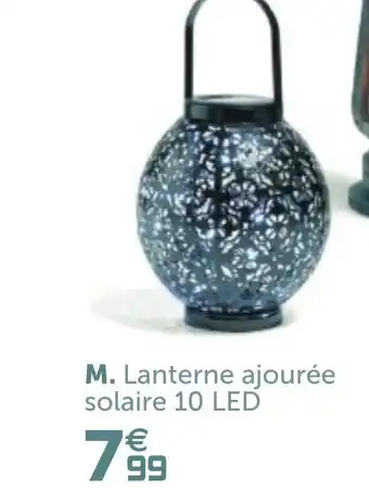 Gifi Lanterne ajourée solaire 10 Led offre