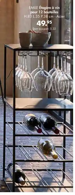 Casa ètagère a vin pour 12 Bouteilles offre