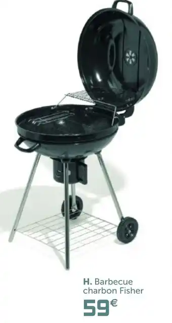 Gifi Barbecue charbon Fisher offre
