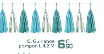 Gifi Guirlande pompom offre