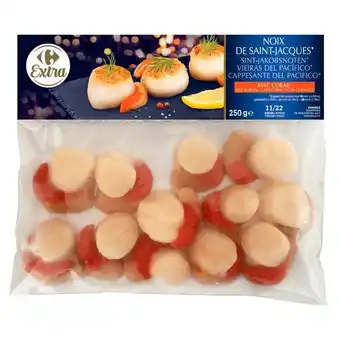 Carrefour Carrefour extra noix de saint-jacques avec corail surgelées offre