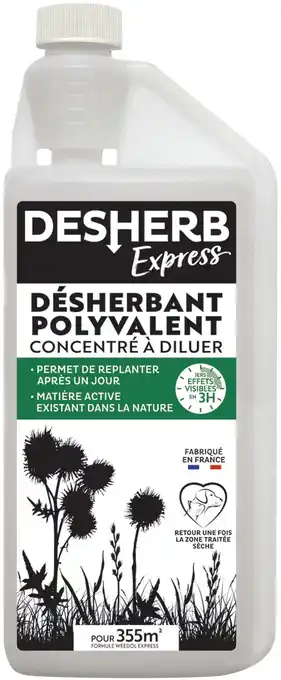 Gamm vert Désherbant polyvalent desherb'express offre