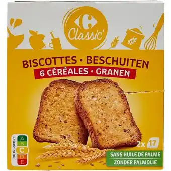 Carrefour Carrefour classic' biscottes offre