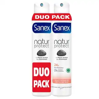 Carrefour Sanex déodorant atomiseur duo pack offre