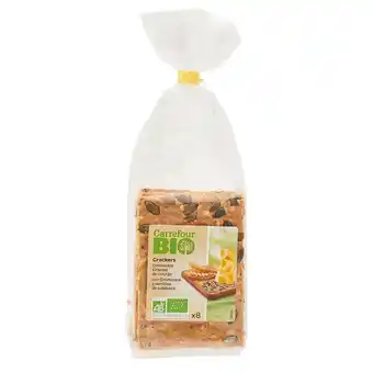 Carrefour Carrefour bio crackers offre