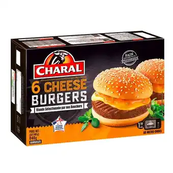 Carrefour Charal cheese burgers surgelés offre