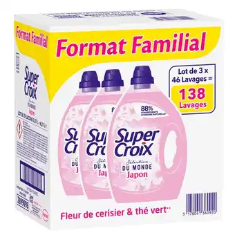 Carrefour Market Supercroix lessive liquide format familial offre
