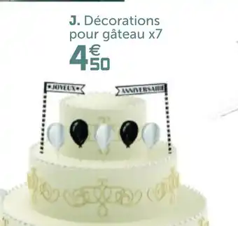 Gifi Décoration pour gâteau offre