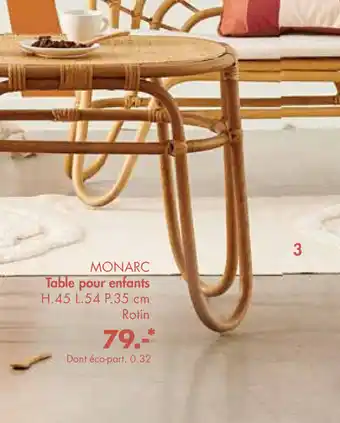 Casa Table Pour Enfants offre