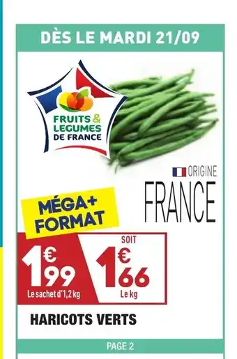ALDI Haricots Verts offre