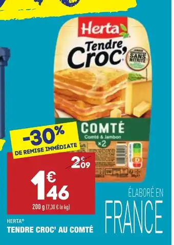 ALDI Tendre Croc' Au Comtè offre