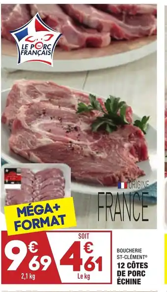ALDI 12 Cotes De Porc èchine offre