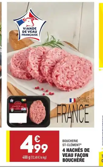 ALDI 4 Hachès De Veau Facon Bouchèrè offre