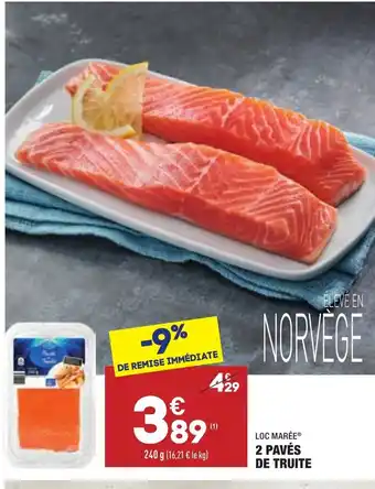 ALDI 2 Paves De Truite offre